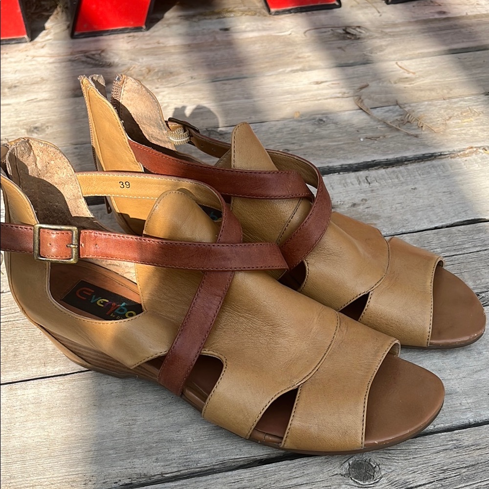 Everybody Tan and Brown Women's Sandals